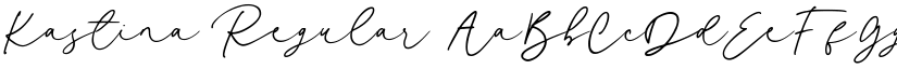 Kastina font download