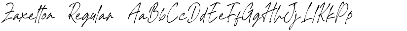 Zaxelton font download