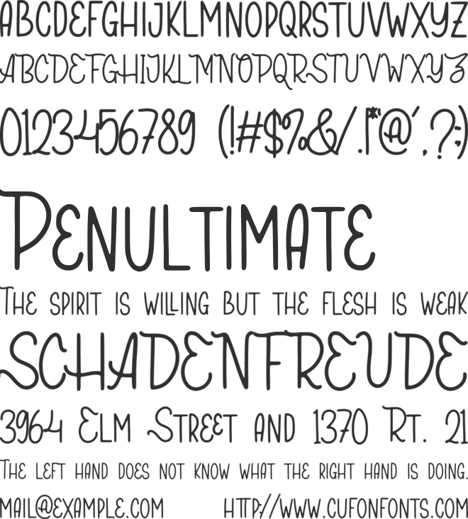 Classy Matcha font preview