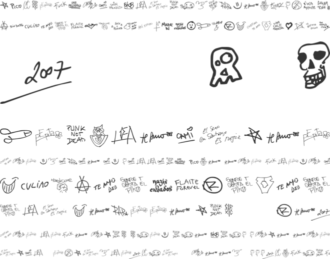 Chupalo font preview