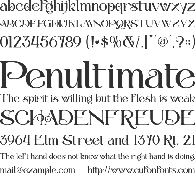 Hollirood-Personal use font preview