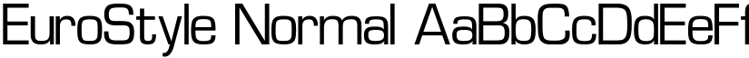 EuroStyle Normal font