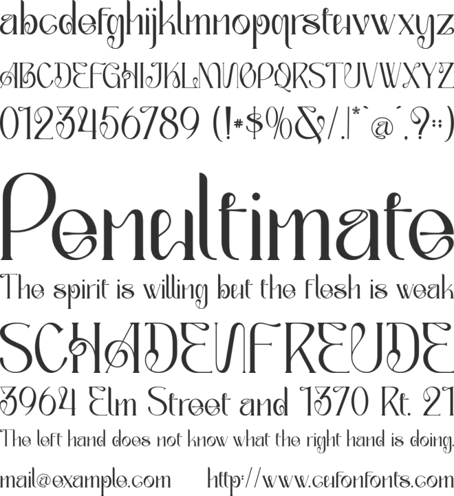 Alegros-Personal use font preview