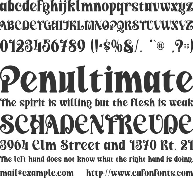 Black Hungry-Personal use font preview