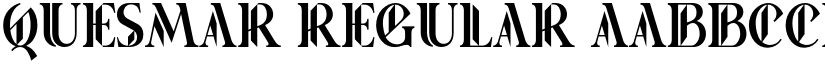 Quesmar Regular font