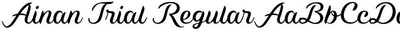 Ainan Trial Regular font