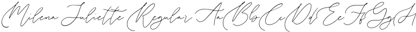 Milena Juliette Regular font