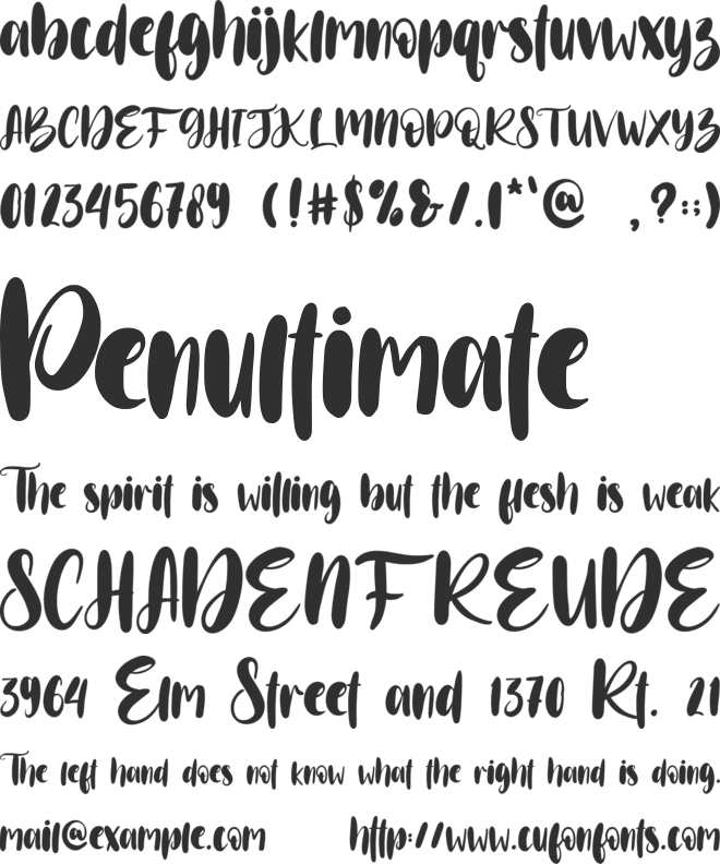 Hello Easteria - Personal use font preview