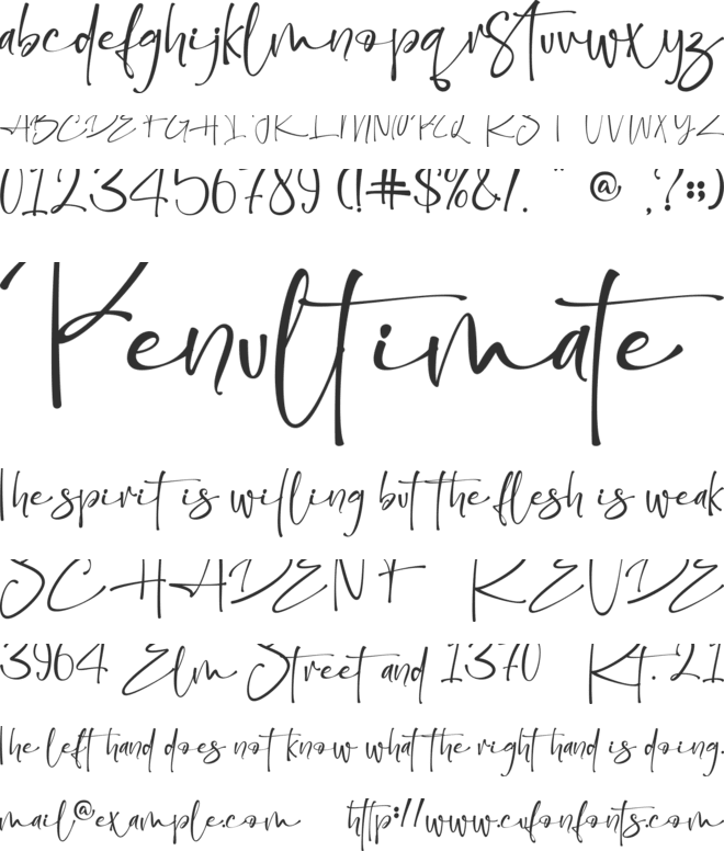 Christmas Worship - Personal us font preview