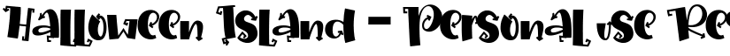 Halloween Island - Personal use Regular font