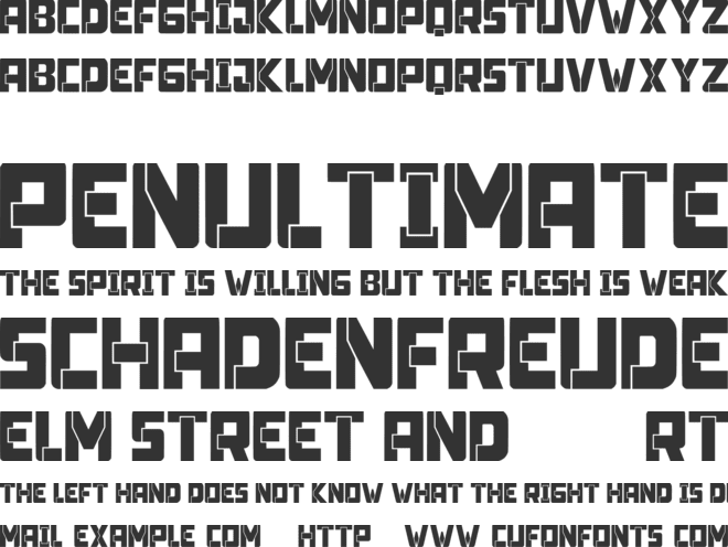 Classic Rock - Personal use font preview