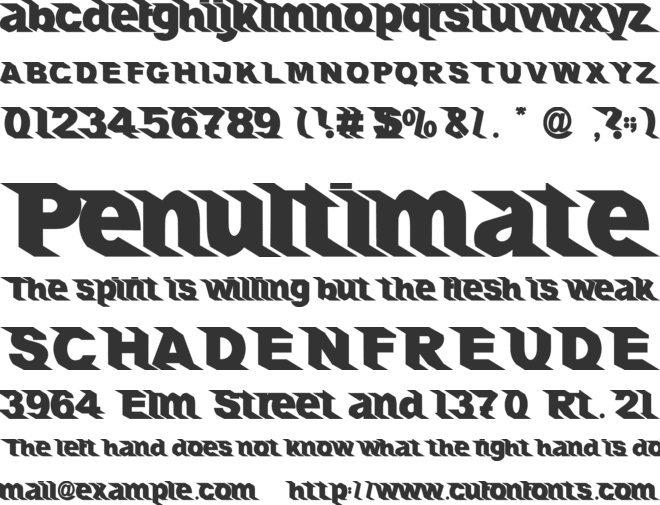 Fastest - Personal use font preview