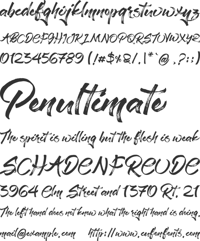 Stay Chill font preview