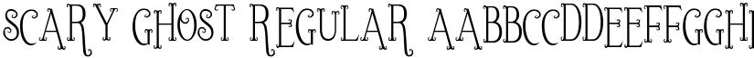 Scary Ghost font download