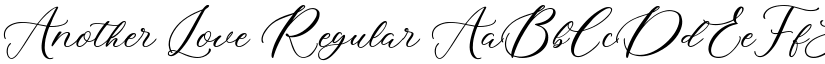 Another Love font download