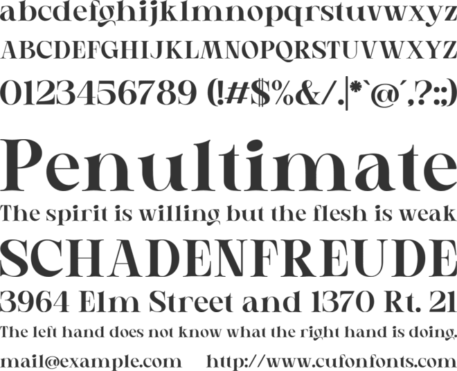 Welth Catritz Free Personal Use font preview