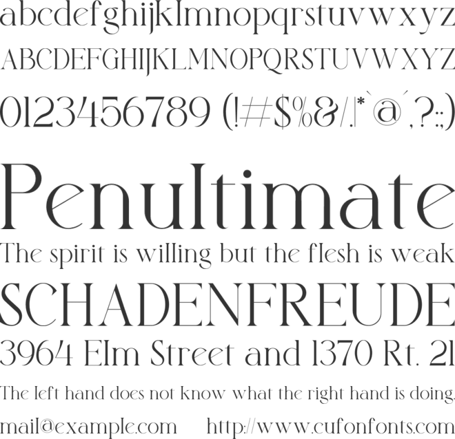 Wallika font preview