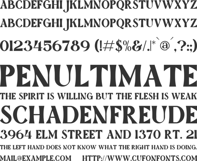 SABAR DZIKIR font preview