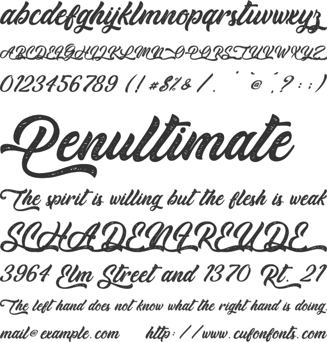 Thai Coala - Personal Use font preview