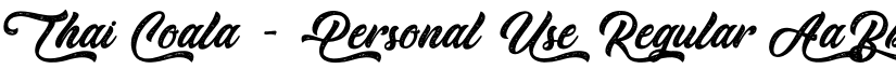 Thai Coala - Personal Use Regular font