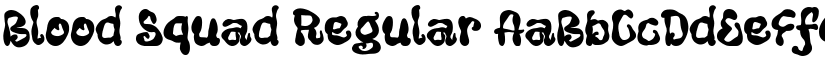 Blood Squad Regular font