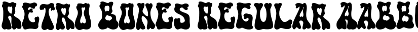 Retro Bones Regular font