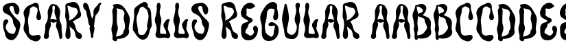 Scary Dolls Regular font