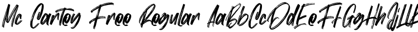 Mc Cartey Free Regular font