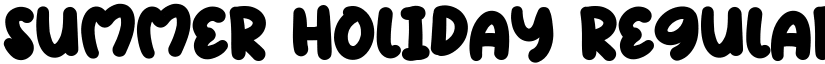 Summer Holiday Regular font