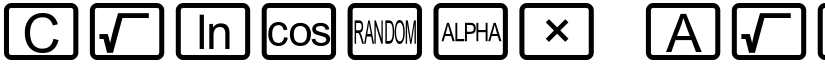 CalcHux font