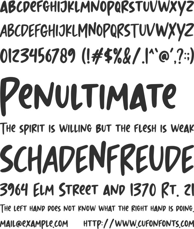 Witch Bell font preview