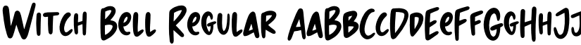 Witch Bell Regular font