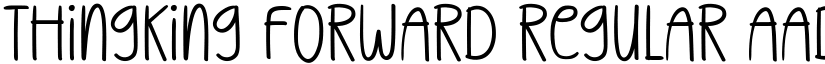Thingking Forward Regular font