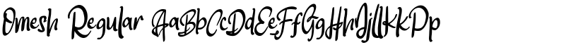 Omesh font download