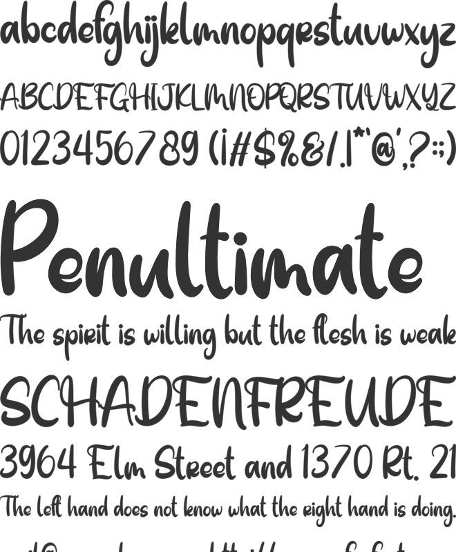 Black Cats font preview