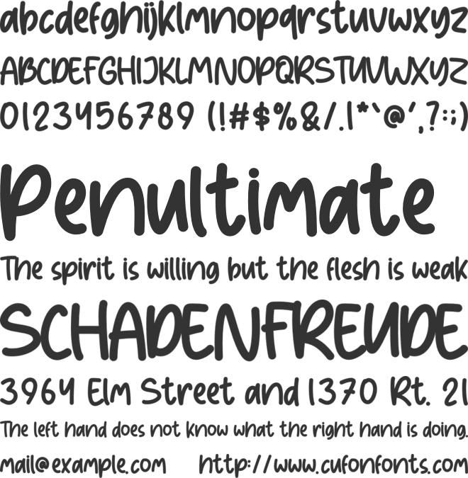 Pumpkin Patch font preview