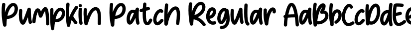 Pumpkin Patch Regular font