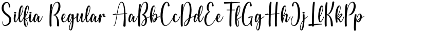 Silfia Regular font