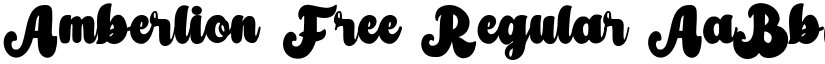Amberlion Free Regular font
