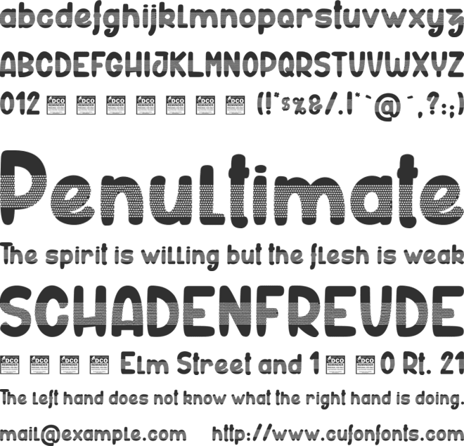 Fish Sticks_PersonalUseOnly font preview