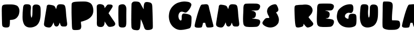 Pumpkin Games Regular font