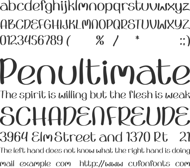 Christmas Crafter font preview
