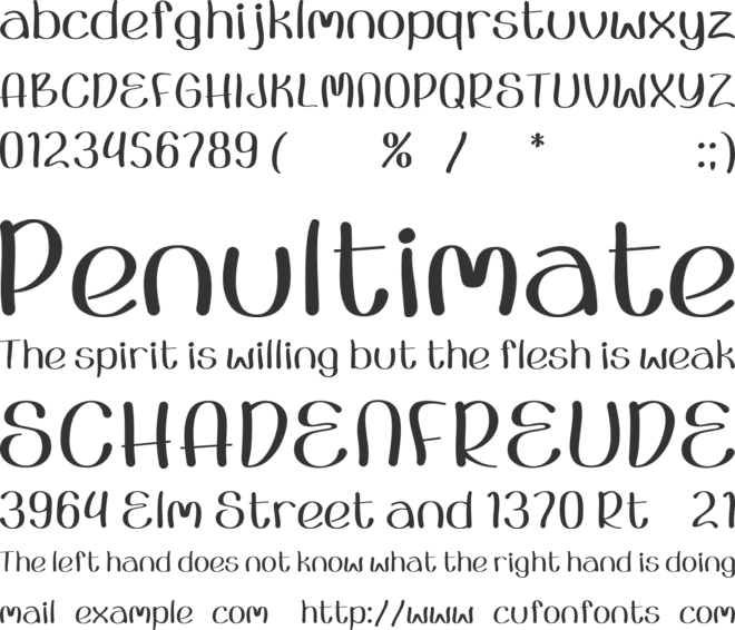 Christmas Crafter font preview