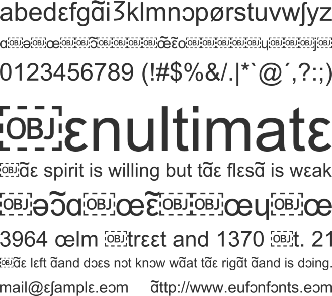 IPA Font font preview