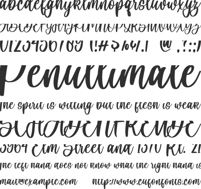 Hello Mermaid font preview