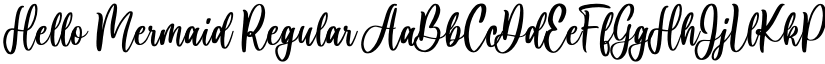 Hello Mermaid Regular font