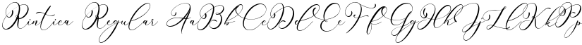 Rintica Regular font
