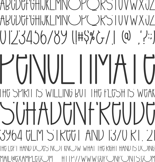 funky child font preview