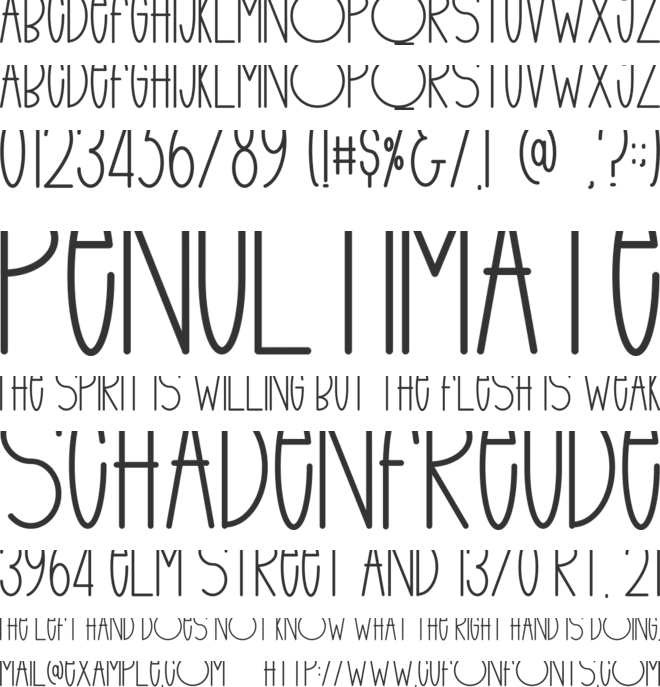 funky child font preview