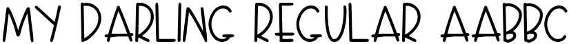 My Darling Regular font